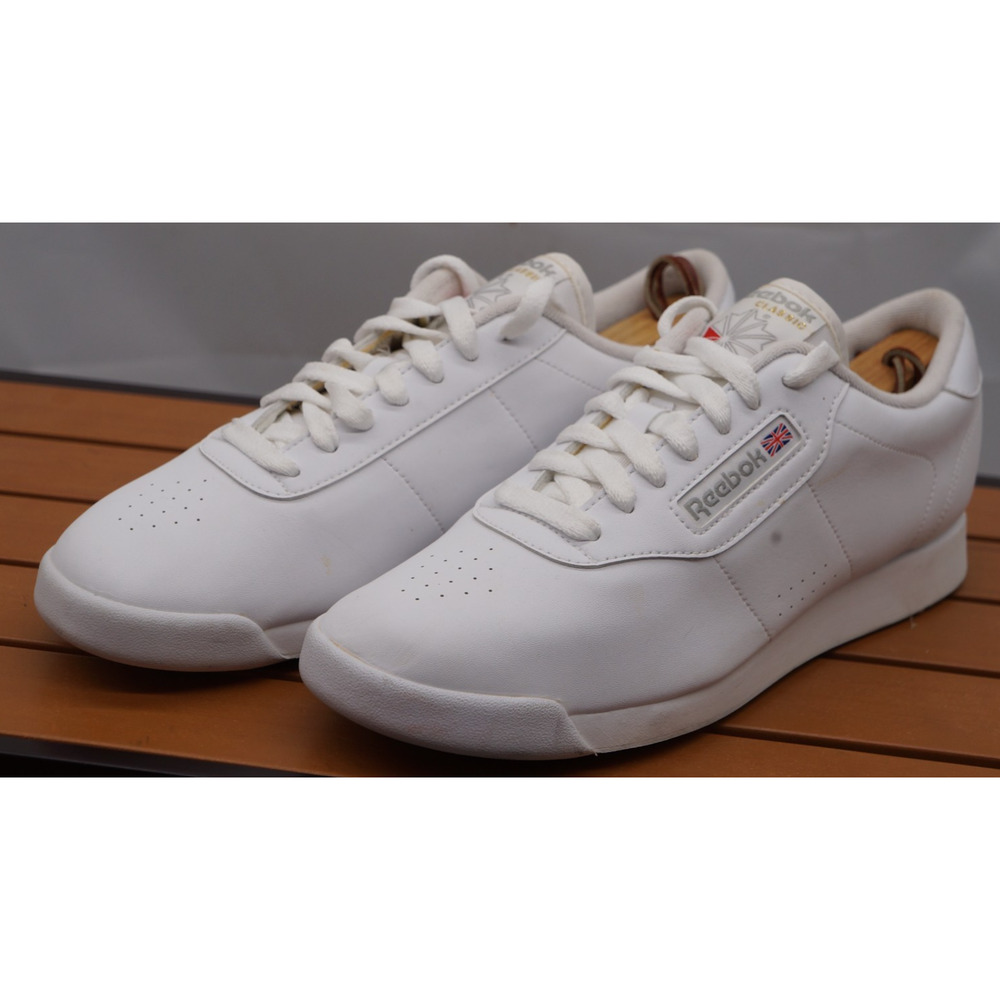 New! Reebok Classic Sneaker Shoes Women Size 9 Princess White Leather Low Top